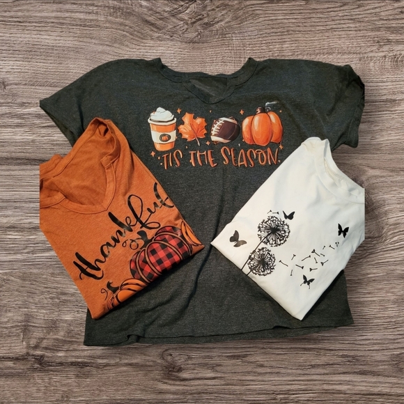 Tops - 3-Piece Seasonal T-shirt Bundle, 1 XS (white), 2 Small, NWOT